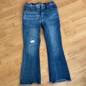 Cat & Jack Distressed Blue Flare Jeans